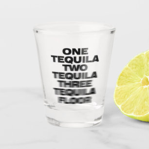 Verre A Shot Une tequila, deux tequilas, trois tequilas, sol
