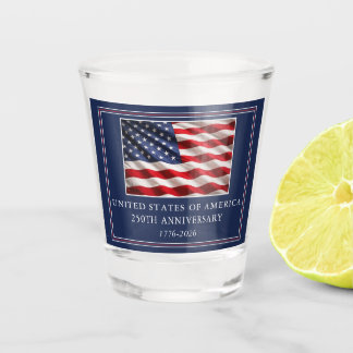 Verre A Shot USA 250th Anniversary Patriotic Toast