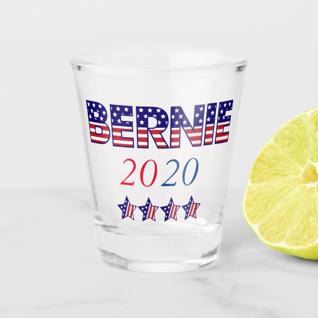 Verre A Shot USA Patriotic Bernie 2020 (Devant)