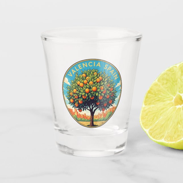 Verre A Shot Valencia Espagne Voyage (Devant)