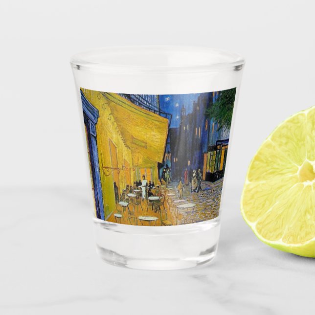 Verre A Shot Van Gogh - Le Café Terrasse (Devant)