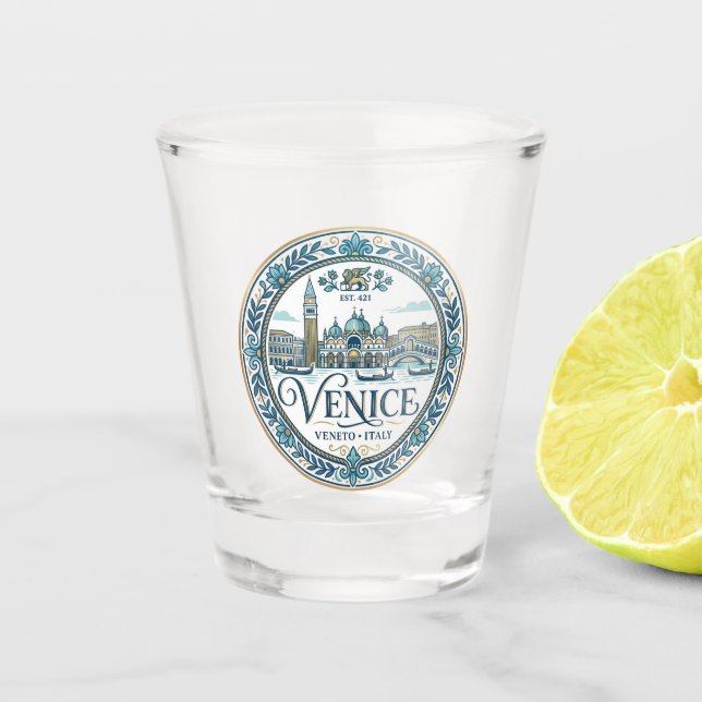 Verre A Shot Venise Italie (Devant)