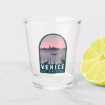 Verre A Shot Venise Italie Voyage Art Vintage<br><div class="desc">Design vectoriel de Venise. Il n'a pas de routes,  juste des canaux - dont l'artère du Grand Canal - bordés de palais Renaissance et gothiques.</div>