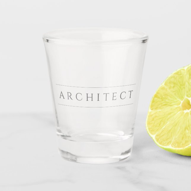 Verre A Shot Verre à shot ARCHITECT / Gris (Devant)