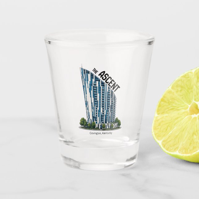 Verre A Shot Verre à shot Commit To Be Fit ASCENT (Devant)