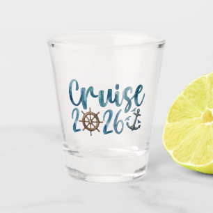 Verre A Shot Verre à shot Croisière 2026 Cadeau de fête nautiqu