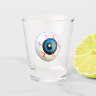 Verre A Shot Verre à shot de l'oeil de goule effrayant d'Hallow