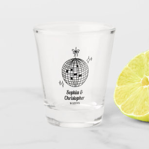 Verre A Shot Verre à shot de mariage personnalisé boule disco r