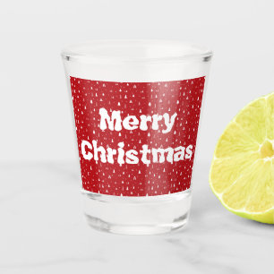 Verre A Shot Verre à shot de Noël Arbres et Flocons de Neige