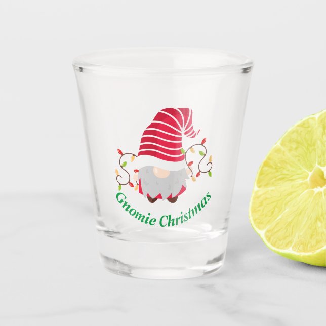 Verre A Shot Verre à shot de Noël Gnomie (Devant)