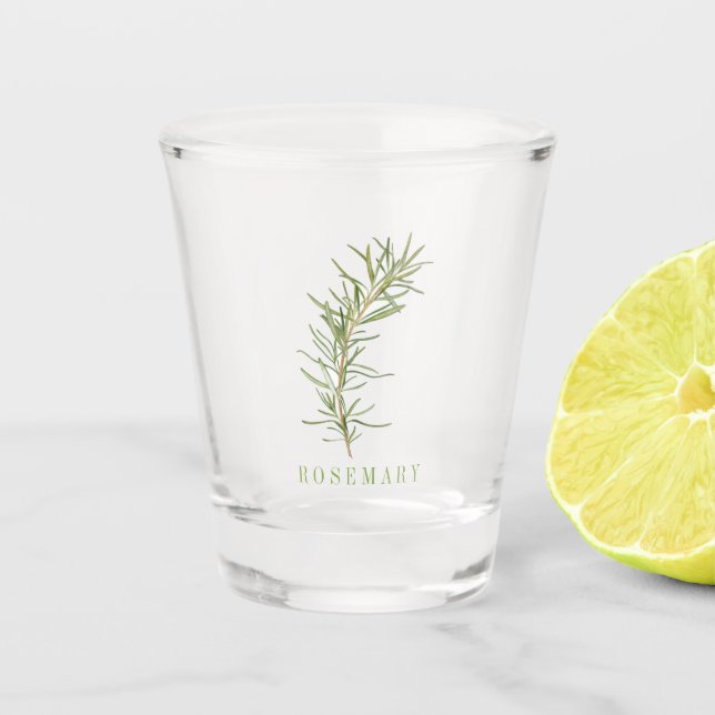 VERRE A SHOT VERRE À SHOT DE ROMARIN FRAIS (Devant)