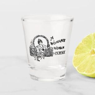 Verre A Shot Verre à Shot Femme Publicitaire Vintage