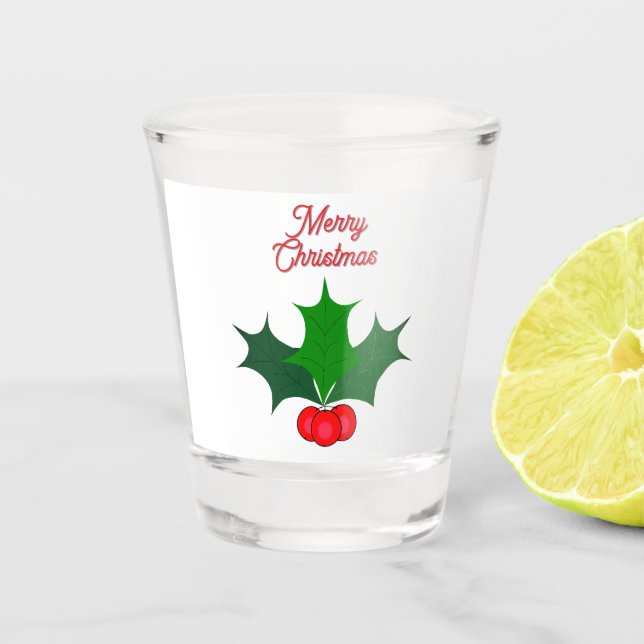 Verre A Shot Verre à shot Joyeux Noël (Devant)