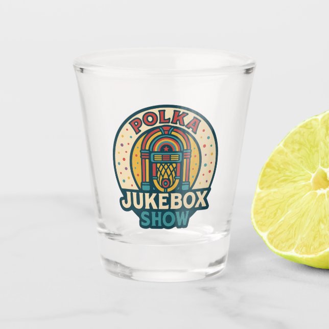 Verre A Shot Verre à shot Logo Polka Jukebox (Devant)