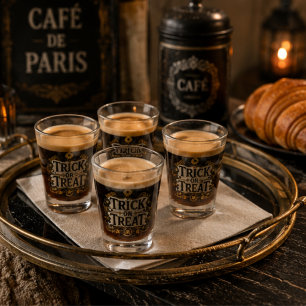 Verre A Shot Verre à shot mosaïque de bistrot parisien Pint got