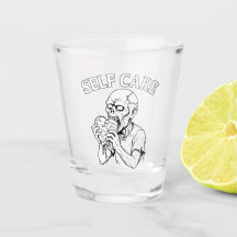 Verre à shot pour l'auto-soin du squelette – Visag