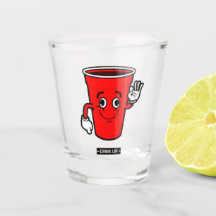 Verre A Shot Verre à Shot Rouge Coupe Bois