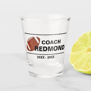 Verre A Shot Verre à shot souvenir d'entraîneur de football