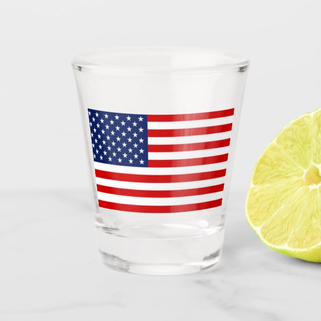 Verre A Shot Verre à shot USA (Devant)