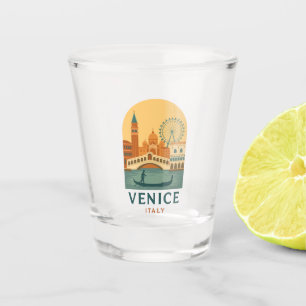Verre A Shot Verre à shot Vintage Venise Italie – Voyage en gon