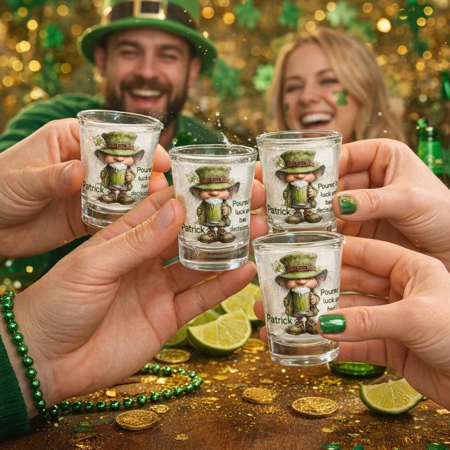 Verre A Shot Versé par la chance et de mauvaises décisions (Créateur téléchargé)