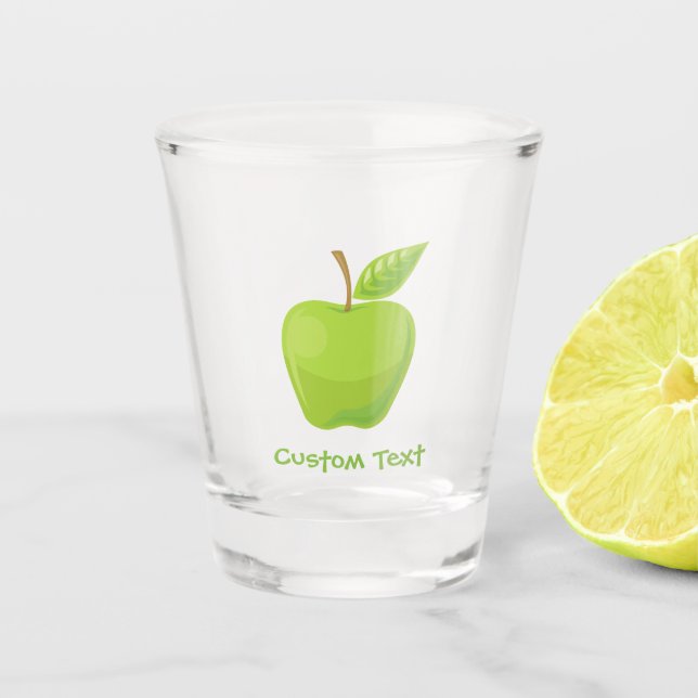 Verre A Shot Vert pomme (Devant)