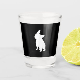 Verre A Shot Vêtements de Tête de Chien-taureau français, Tête