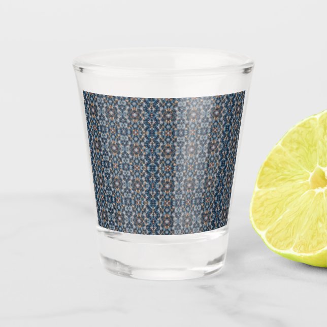 Verre A Shot Vibes bleues (Devant)