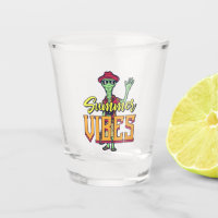 Vibes d'été drôles d'alien Tropical Amusant