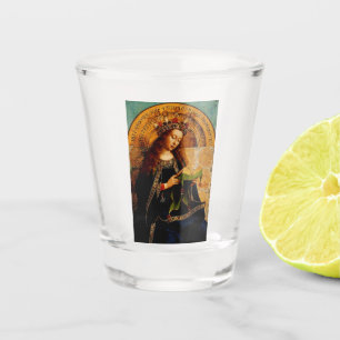Verre A Shot Vierge Marie par Jan van Eyck