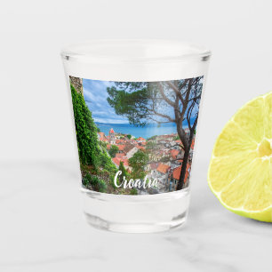Verre A Shot Ville croate d'Omis