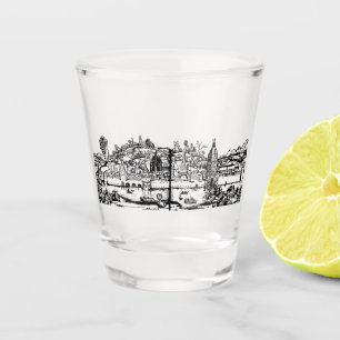 Verre A Shot Ville d'Ulm dans le Bade-Wurtemberg en Allemagne