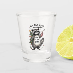 Verre A Shot Vin de l'année le plus merveilleux Raccoon