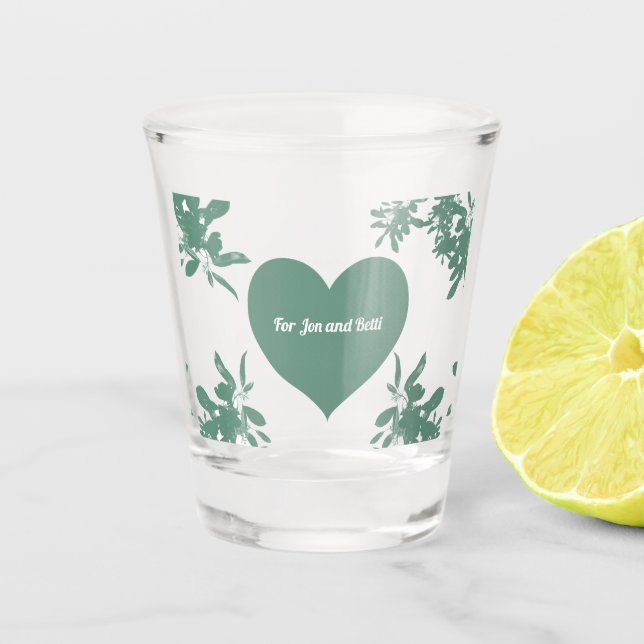 Verre A Shot Vin vert à la menthe (Devant)