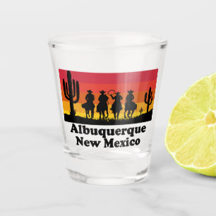 Verre A Shot Vintage Albuquerque Nouveau-Mexique
