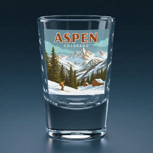 Verre A Shot Vintage Aspen Colorado