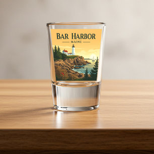 Verre A Shot Vintage Bar Harbour Maine