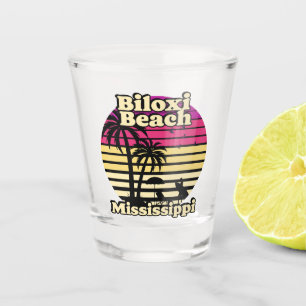 Verre A Shot Vintage Biloxi Beach Mississippi