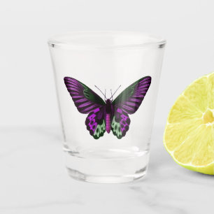 Verre A Shot Vintage Butterfly