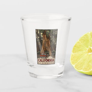 Verre A Shot Vintage California Redwoods Travel