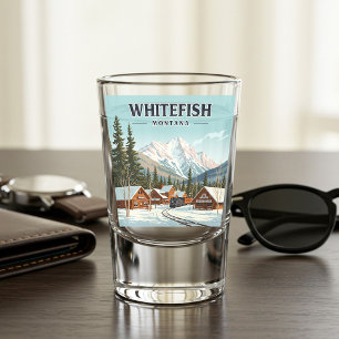 Verre A Shot Vintage de corégone Montana