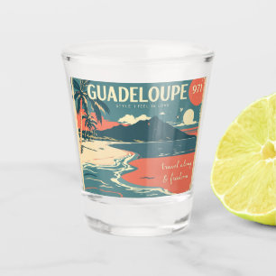 Verre A Shot vintage Guadeloupe 971