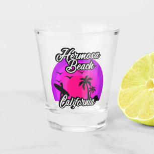 Verre A Shot Vintage Hermosa Beach Californie