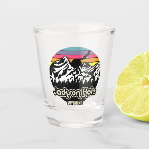 Verre A Shot Vintage Jackson Hole Wyoming