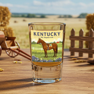 Verre A Shot Vintage Kentucky