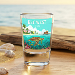 Verre A Shot Vintage Key West Floride