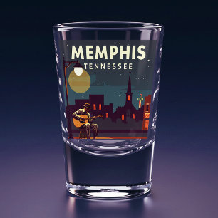 Verre A Shot Vintage Memphis Tennessee