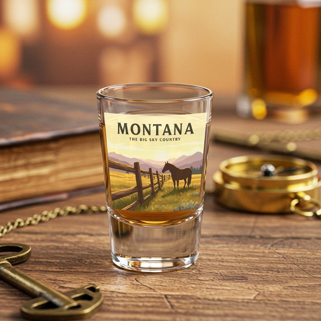 Verre A Shot Vintage Montana (Créateur téléchargé)