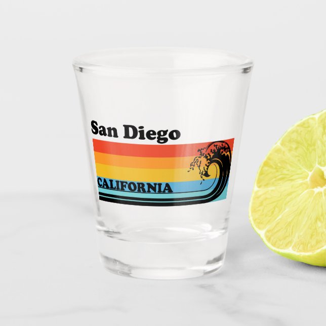 Verre A Shot Vintage San Diego (Devant)
