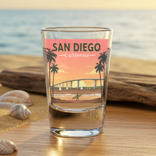 Verre A Shot Vintage San Diego
